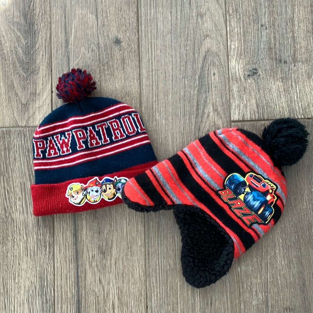 Winter Hats: Paw Patrol and Blaze